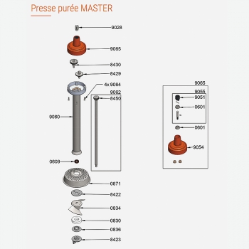 140x140 - Pièces Détachées Pied Presse-purée Master Dynamic