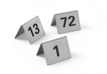 140x97 - Chevalet de table numéroté inox Hendi
